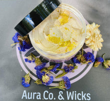 Load image into Gallery viewer, French Lavender and Vanilla Body Butter - Aura Co. &amp; Wicks
