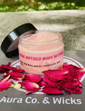 Load image into Gallery viewer, Rose Infused Body Butter - Aura Co. &amp; Wicks
