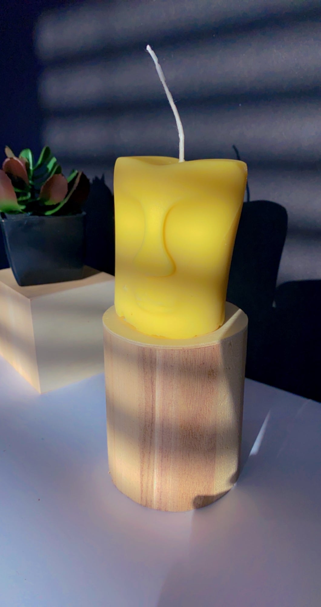Pineapple Head Candle